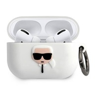 Puzdro pre Apple AirPods Pro Karl Lagerfeld biele