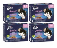 Felix Junior set 4 príchutí 48x85 g Nová receptúra