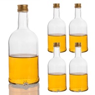 5x MONOPOL FĽAŠE na TADEUSZ VODKU 500ML 0,5L