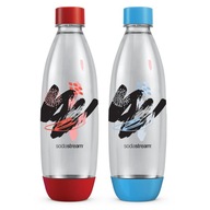 Sada fliaš SodaStream Fuse Brush Design 2x 1L