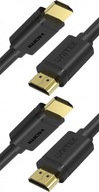 HDMI 2.0 kábel Unitek Y-C137M 1,5m čierny x2