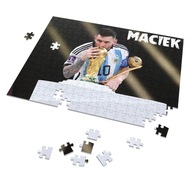 Puzzle + MESSI futbalový športový darček A4 110 ks