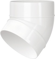 45° KOLENO VENTILAČNÉHO POTRUBIA PVC, PRIEMER 150 mm / 691