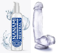 VAGINÁLNY DILDO HRUBÝ PENIS + GÉL DO 150ml