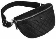 Mestská kožená kabelka PETERSON cez pás, kožená crossbody kabelka