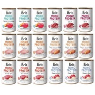 Brit Mono Protein Mix príchutí 18x400g