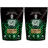 Yerba Verde Mate Zelená SARSAPARILLA 1kg Despalada