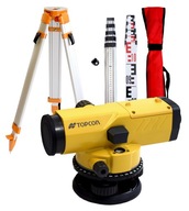 Optická vodováha TOPCON AT-B4A + statív + palica