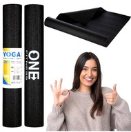 Hrubá podložka na cvičenie 3mm FITNESS YOGA YOGA BLACK