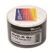 DVD-R Traxdata 4,7 GB Potlačiteľné 100 ks