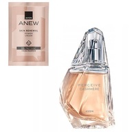 AVON eau de parfum -PERCEIVE CASHMERE 50ml+vzorka ANEW krém s protinolom