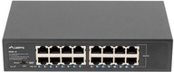 32 GIGABITOVÝ SWITCH 16x1000Mb RACK uši 10” 19” 250m