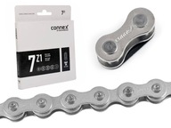 CONNEX 7Z1 reťaz na bicykel 1 5 6 7-rýchlostná 7,4 mm pozink.