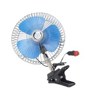 Ventilátor do auta veterný mlyn 12V 17cm klip