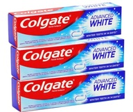 3x Colgate Advanced White bieliaca zubná pasta 100 ml