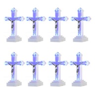 Figurína CROSS LED MODRÁ BALENIE 8 ks náplní elektrické GRITCH 13 cm