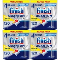 FINISH Quantum All In 1 Lemon Kapsule do umývačky riadu Citrónové tablety 480