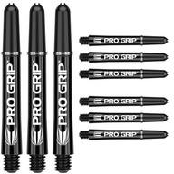 TARGET PRO GRIP hriadeľ BLACK SHORT 9 ks SET