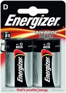 R20 ENERGIZER Alkaline Power batérie 2 ks.