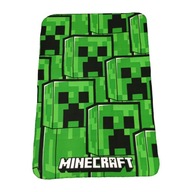 MINECRAFT FLEECE DEKA 140X100 CREEPER PLED DEKA