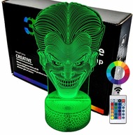 Nočná LED lampa Joker 3D LAMP