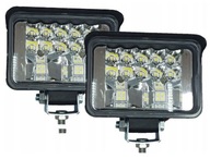 Sada 2 x Halogénová LED pracovná lampa - 108W 12-24V