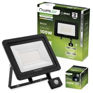 LED reflektor 100W 11000lm IP65 REFLEXNÁ LAMPA SNÍMAČ POHYBU ALS LUMILED