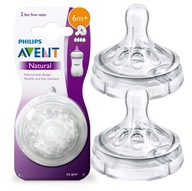 AVENT NATURAL QUICK fľaša na cumlík č.4 6m+ 2 ks