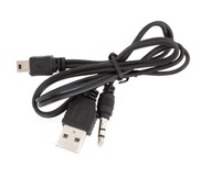 AUX mini USB jack 3,5 mm adaptérový kábel