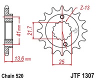 JT PREDNÉ OZNAČENIE 2093 14 KAWASAKI ZX6R '03-'06 (2093M14JT) (REŤAZ 520)