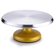Profesionálny otočný tanier na zdobenie, 30 cm, zlatý
