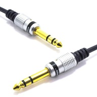 KÁBEL JACK 6.3 STEREO ZÁSTRČKA - VITALCO MK61 ZÁSTRČKA 10M