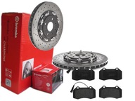 BREMBO PREDNÉ KOTOUČE, DESTIČKY, ABARTH 595 695 305MM