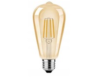 4W EDISON Vintage LED žiarovka E27 ST64 2700K AMBER