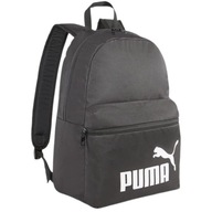 Športový školský batoh pre mládež Puma, čiernobiely nápis + plán hodiny