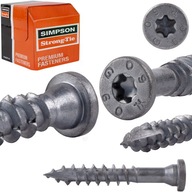 Stolárske skrutky 10x60 mm 50 ks TORX pre konektory Simpson SSF