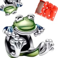 CHARMS Strieborná lezecká žaba FROG s925 + DARČEKOVÝ BOX ZADARMO