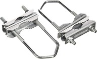 Zubná svorka HD-LINE 2X Double Clamp Sat Mast Clamp