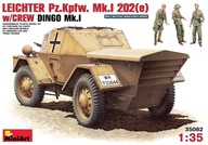 Leichter Pz.kpfw. 202(e) W/posádka Dingo Mk.i 1:35 MiniArt 35082