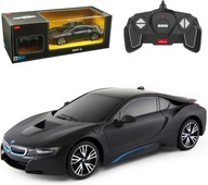 AUTO NA DIAĽKOVÉ OVLÁDANIE BMW i8, 1:18 DIAĽKOVÉ LED, ČIERNA