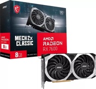 MSI Radeon RX 7600 Mech 2X Classic OC 8GB GDDR6