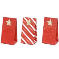 ADVENTNÝ KALENDÁR DIY tašky STARS 24 vzorov