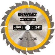 DEWALT DT1939 KRUHOVÁ PÍLA NA DREVO 184x16mm 24z