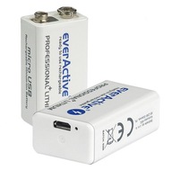 BATÉRIA 9V 550MAH EVERACTIVE MICRO USB