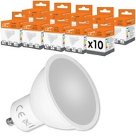 BALENIE 10x TEPLÁ LED ŽIAROVKA GU10 SMD 7W=50W 560L