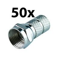 50x SATEL. KONEKTOR F 5,0 mm SKRUTKA EFKA DVB-T