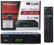 Digitálny dekodér káblovej televízie Opticum Tuner DVB-C Digitálny kábel MPEG4 HD