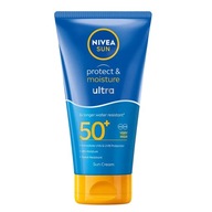 NIVEA Sun Protect & Moisture hydratačné mlieko na opaľovanie SPF 50 150 ml