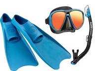 TUSA POWERVIEW ZRKADLOVÁ MASKA Snorkel FINS 40-42 BLUE