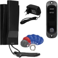 ORNO Rodinný interkom RFID čítačka Keychain intercom Povrchová montáž Čierna